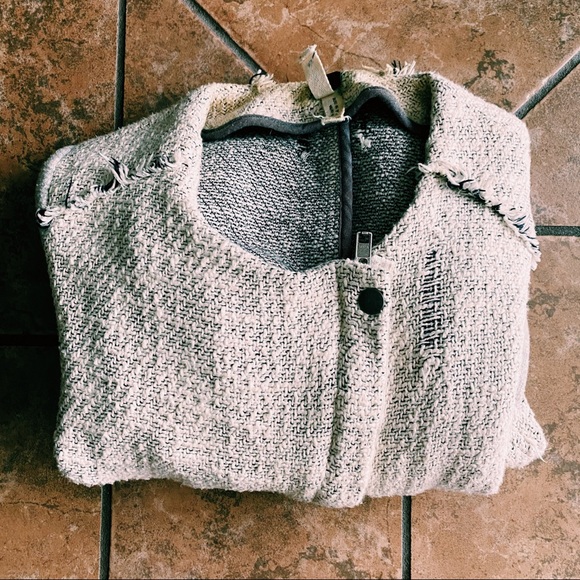 *FP* We the Free Asymmetrical Tweed Jacket - Picture 9 of 10